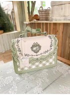 Mademoiselle Pearl Green Grape Handbag(Reservation/Full Payment Without Shipping)